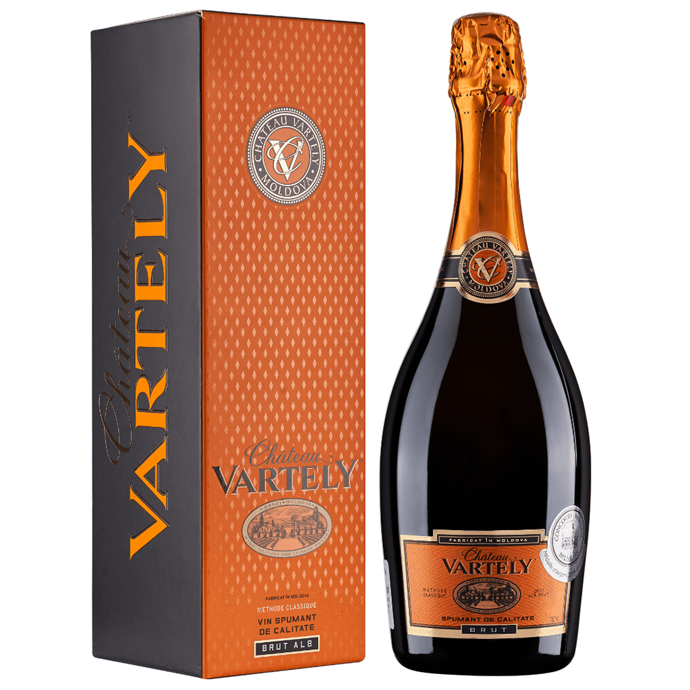 Vartely_Brut_Alb_Spumant_Cutie_Vincuvin Chateau Vartely Brut Alb (în cutie) - imagine 1