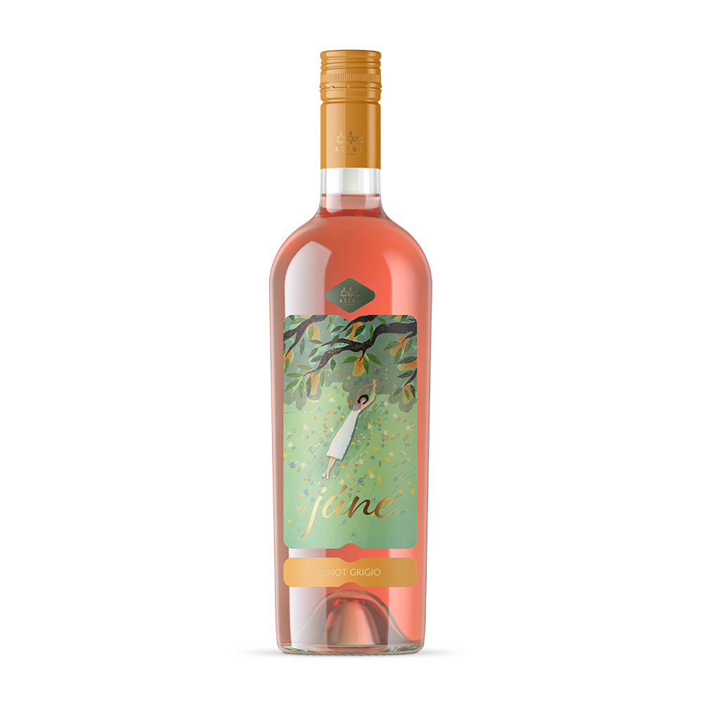 JÚNE-Pinot-Grigio-asconi-winery-main Asconi JÚNE Pinot Grigio Rosé - imagine 1